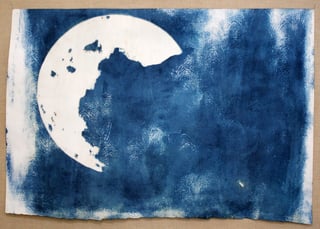 Mondphase II (Serie: Flagge zeigen)